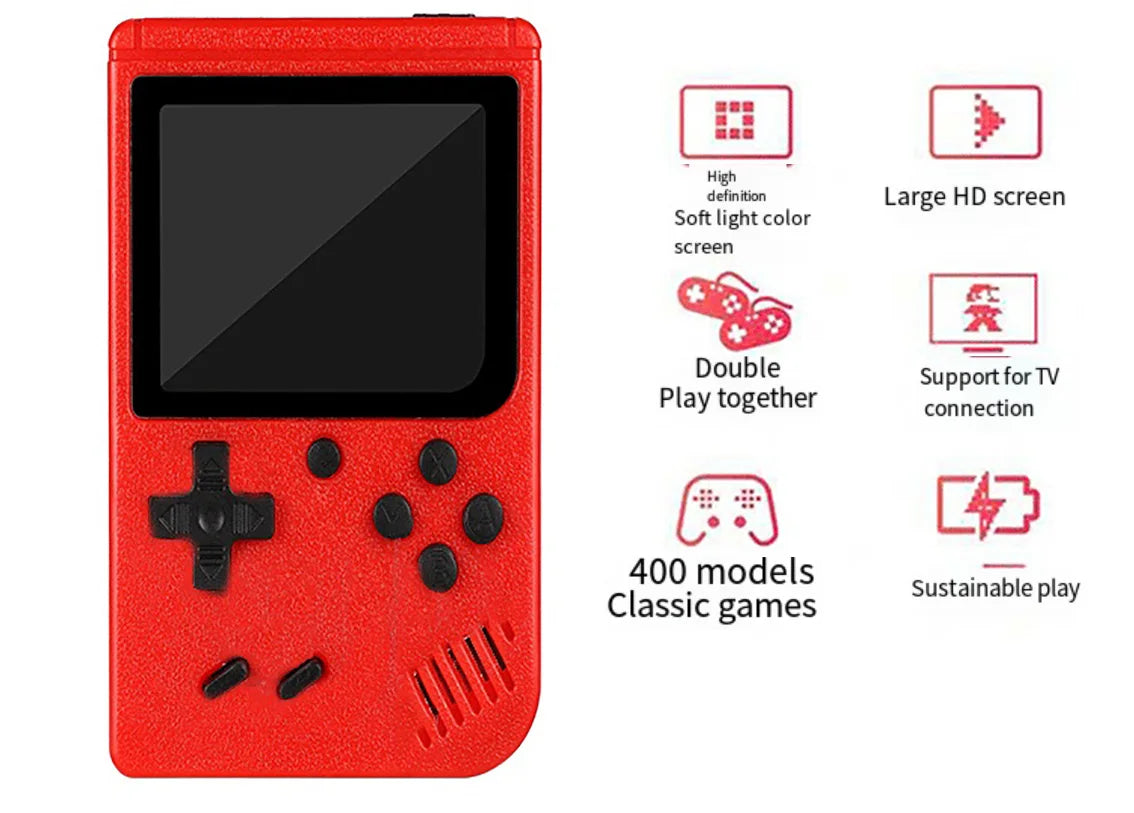 Retro Classic 400 Games Handheld Console - Portable TV-Connected Gaming System - Premium handheld video game from Lizard Vigilante - Just $18.88! Shop now at Lizard Vigilante