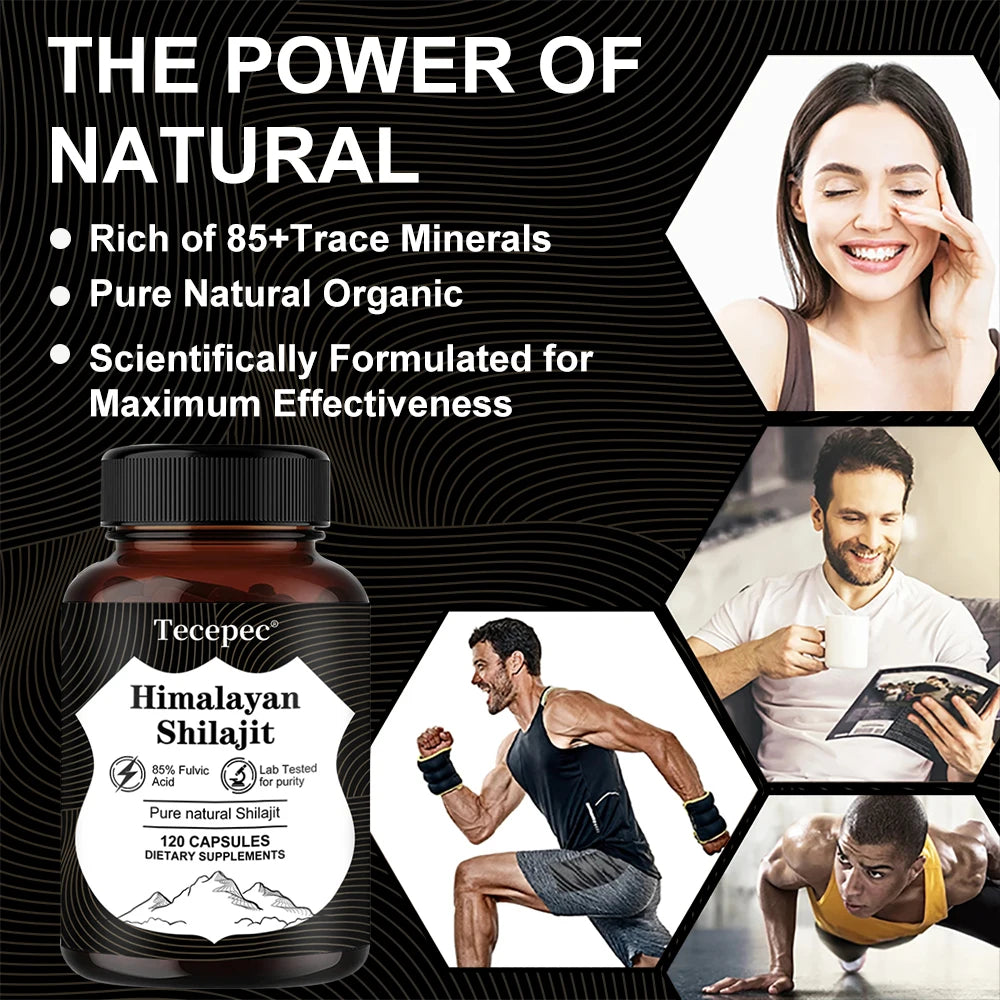 Bunkell Black Rock Charge: Himalayan Shilajit Capsules for Savage Endurance, Muscle Fury & Mental Clarity – 120 Count - Premium Supplement from dsers - Just $32.99! Shop now at Lizard Vigilante