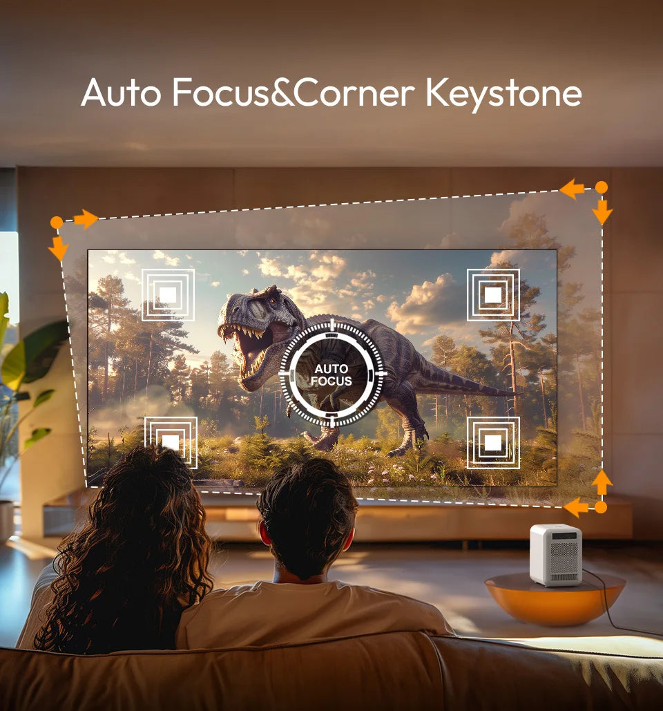 BYINTEK Full HD Mini Projector LOVE U4 1080P 4K Video 5G WIFI Android Auto Focus Portable Smart Projectors  Home Theater Cinema - Premium  from Lizard Vigilante - Just $223.99! Shop now at Lizard Vigilante