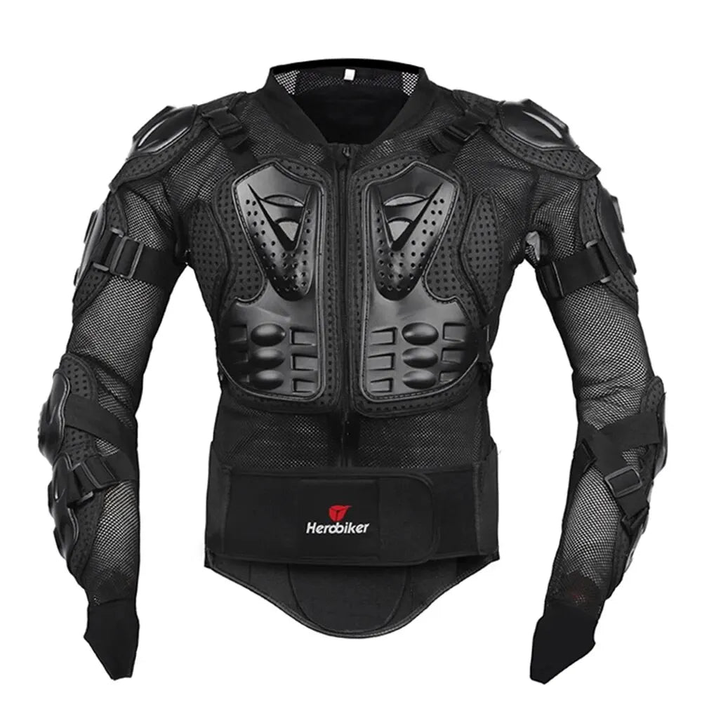 Motocross Jacket for Men | Body Armor Motorcycle Protection, Wear-Resistant Riding Jacket for Motorbike Racing and Cycling - Premium jacket from Lizard Vigilante - Just $28.99! Shop now at Lizard Vigilante