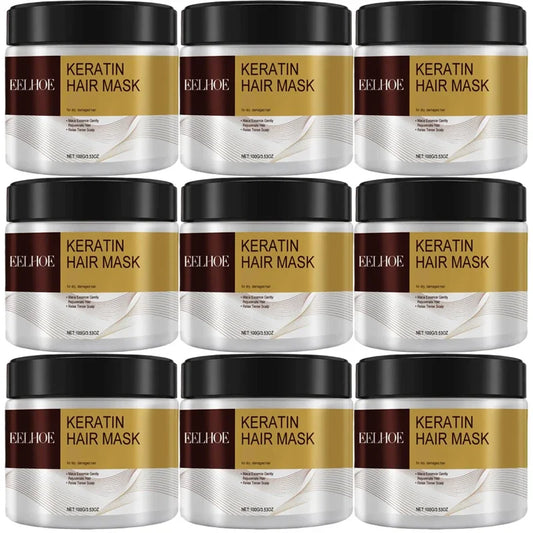 Collagen Hair Mask Keratin Hair Treatment Deep Repair Argan Oil Collagen Essence Keratin Conditioner For Dry Damaged Hair 100G