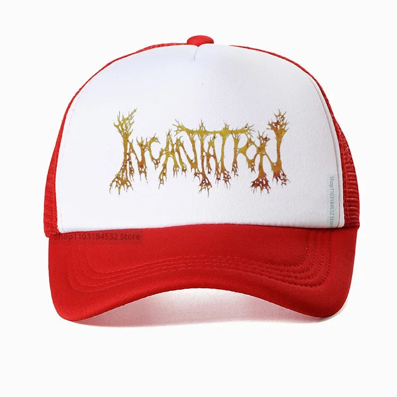 Incantation Death Metal Immolation Mayhem Watain Blood Baseball Cap - Unisex Metal Band Snapback Hat, Adjustable Rock Hat for Men & Women - Premium Hats from Lizard Vigilante - Just $23.88! Shop now at Lizard Vigilante