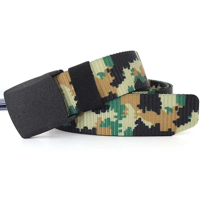 NICSEEYOU Casual Camo Belts - Versatile Fabric Belts for Men and Women - Premium belt from Lizard Vigilante - Just $15.88! Shop now at Lizard Vigilante