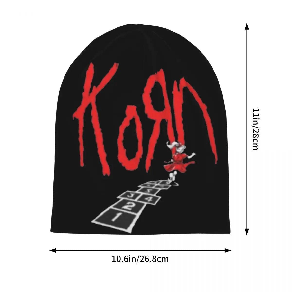 Korn Metal Hat Autumn Winter Ski Rock Music Skullies Beanies Hats Unisex Summer Multifunction Cap - Lizard Vigilante