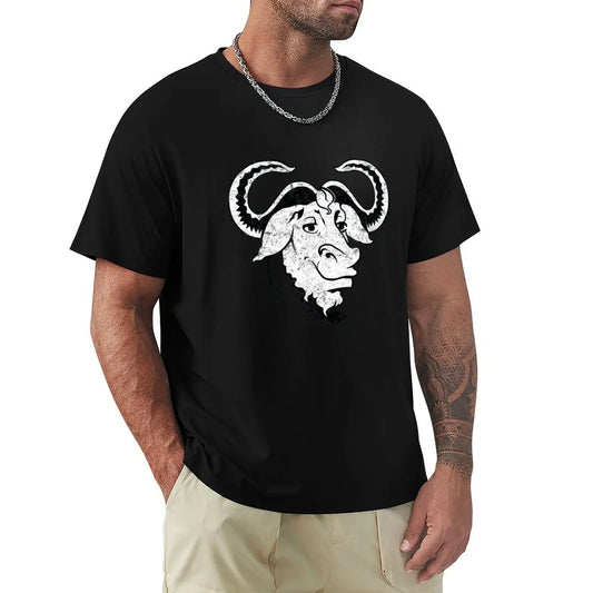 GNU Head Official Logo Mascot (Grunge) Hoodie T-Shirt - Premium  from Lizard Vigilante - Just $17.99! Shop now at Lizard Vigilante