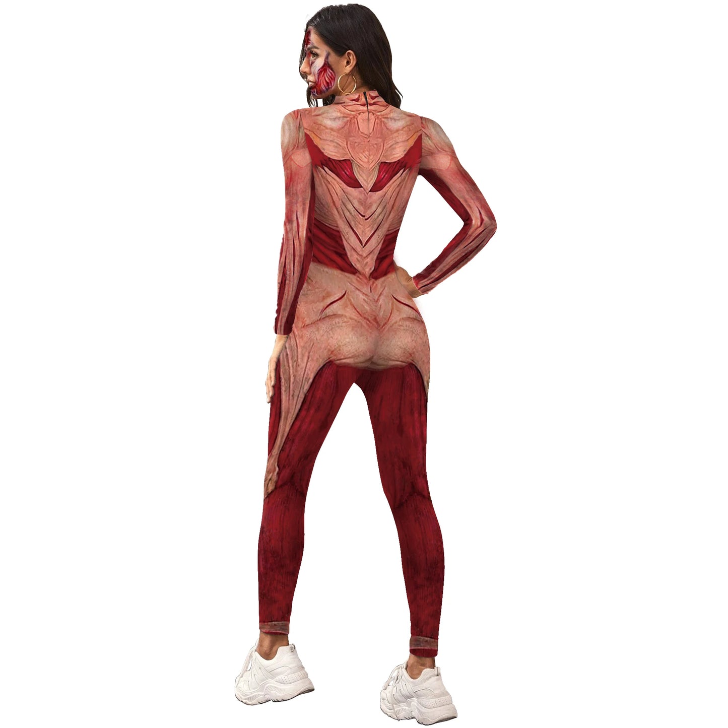 Halloween Muscle 3D Printing Jumpsuits for Adults and Kids – Skeleton Costume Performance Matching Outfits! - Premium Cosplay Costumes from Lizard Vigilante - Just $27.77! Shop now at Lizard Vigilante