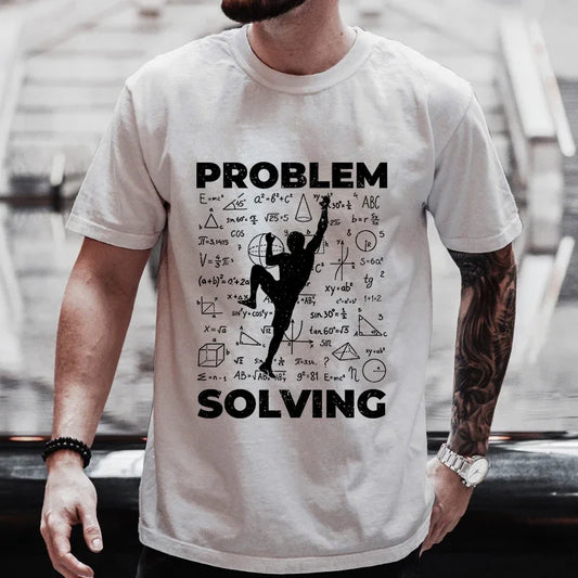 Cliff Chaos Problem Solver Street Climber Tee