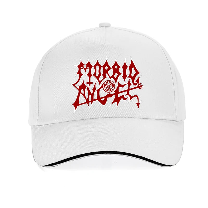 Morbid Angel Metal Gothic Rock Band Men's Custom Print Baseball Cap - Cool Casual Solid Sunhat Adjustable Snapback Hat - Premium hats from Lizard Vigilante - Just $23.88! Shop now at Lizard Vigilante