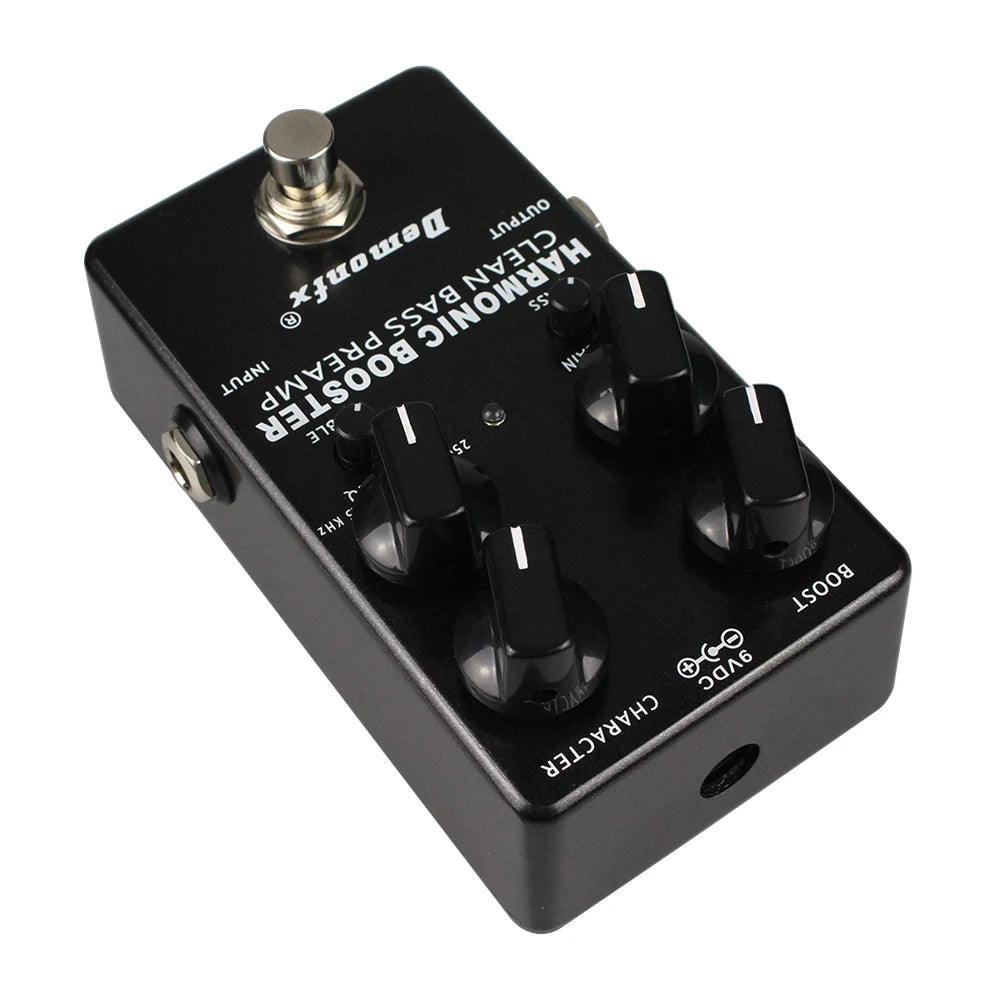 Demonfx New High Quality Harmonic Booster Clean Boost Preamp Bass Effect Pedal Clean Preamplifier - Lizard Vigilante