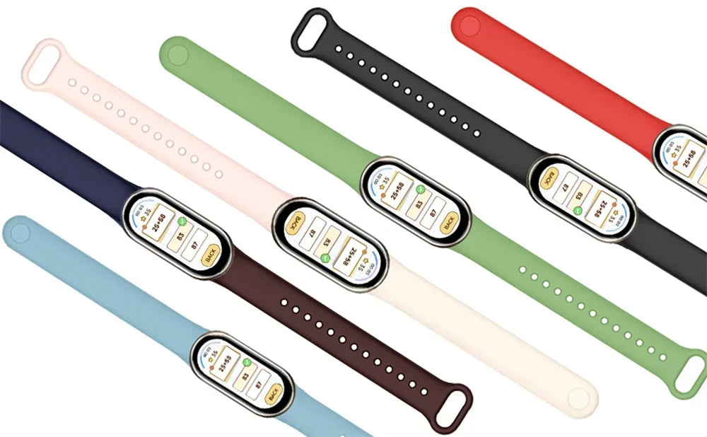 Sport Watchbands For Xiaomi Mi band 8-9 NFC Replacement miband9/8 silicone Bracelet waterproof Strap smart mi band 9 Accessories