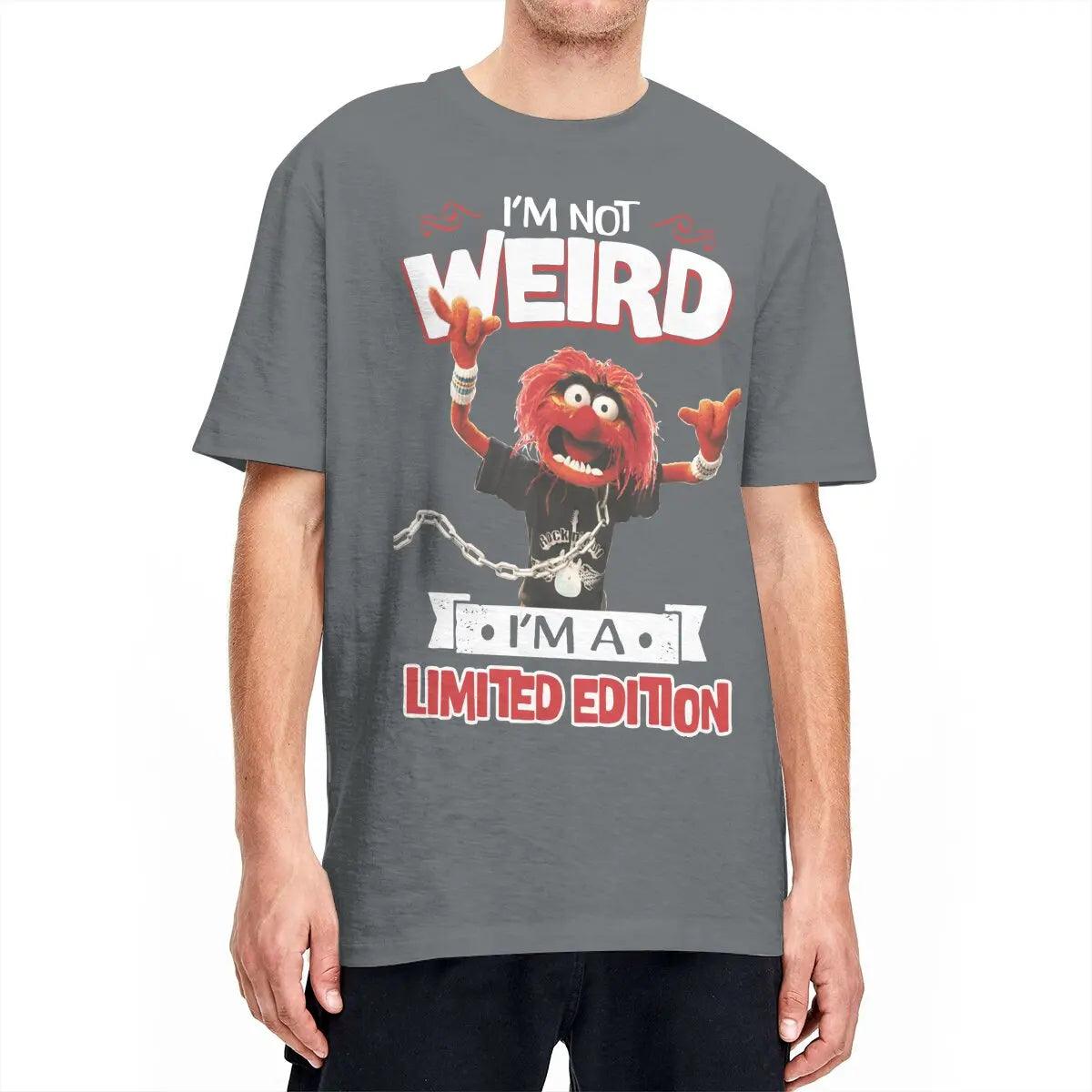 Tee Shirt Muppet Show Animal Rock I'm Not Weird I'm A Limited Edition T Shirts Cotton Hipster T-Shirt Big Size Clothing - Lizard Vigilante