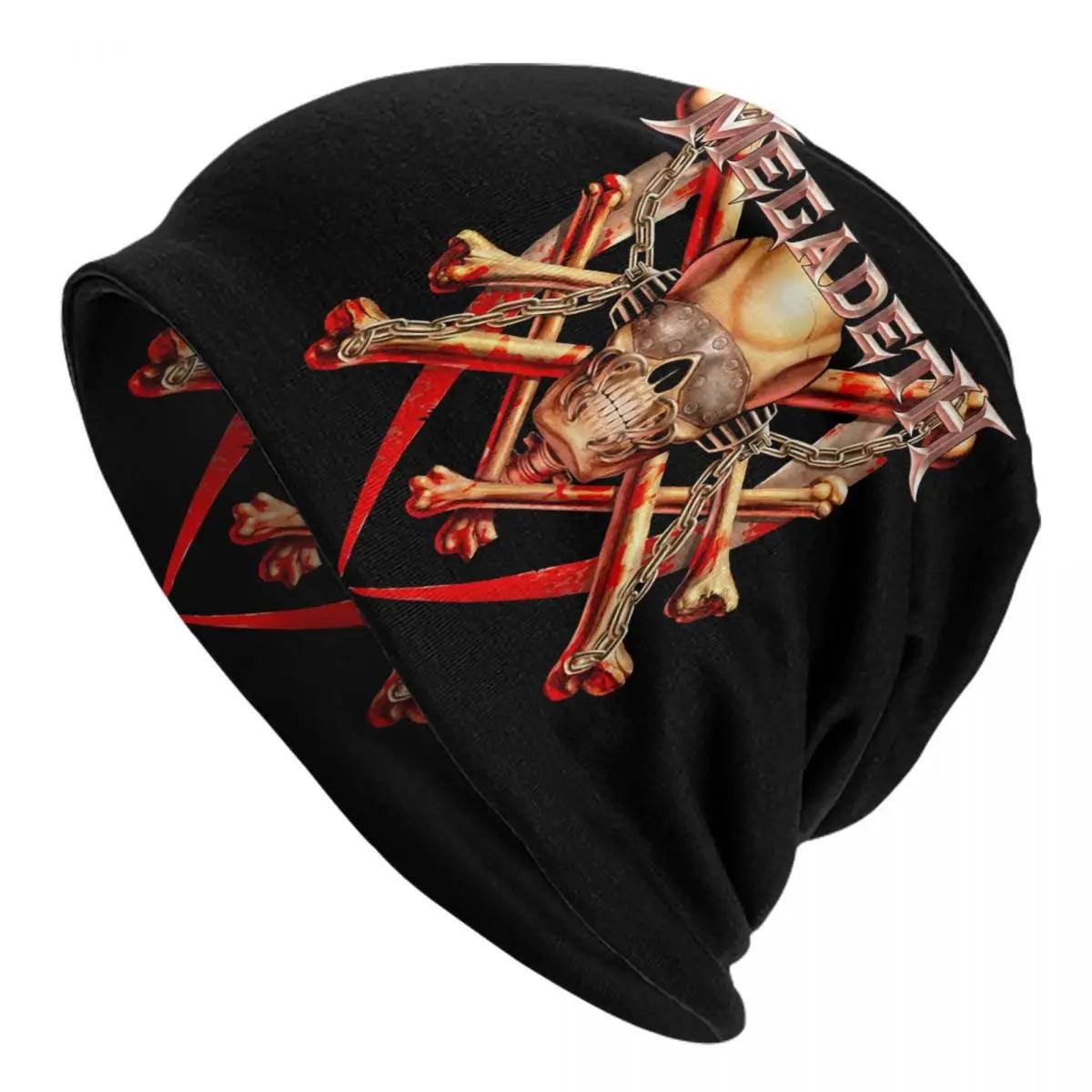 Heavy Metal Rock Megadeths Skull Skullies Beanies Caps Cool Winter Warm Men Women Knitted Hats Adult Unisex Bonnet Hats - Lizard Vigilante