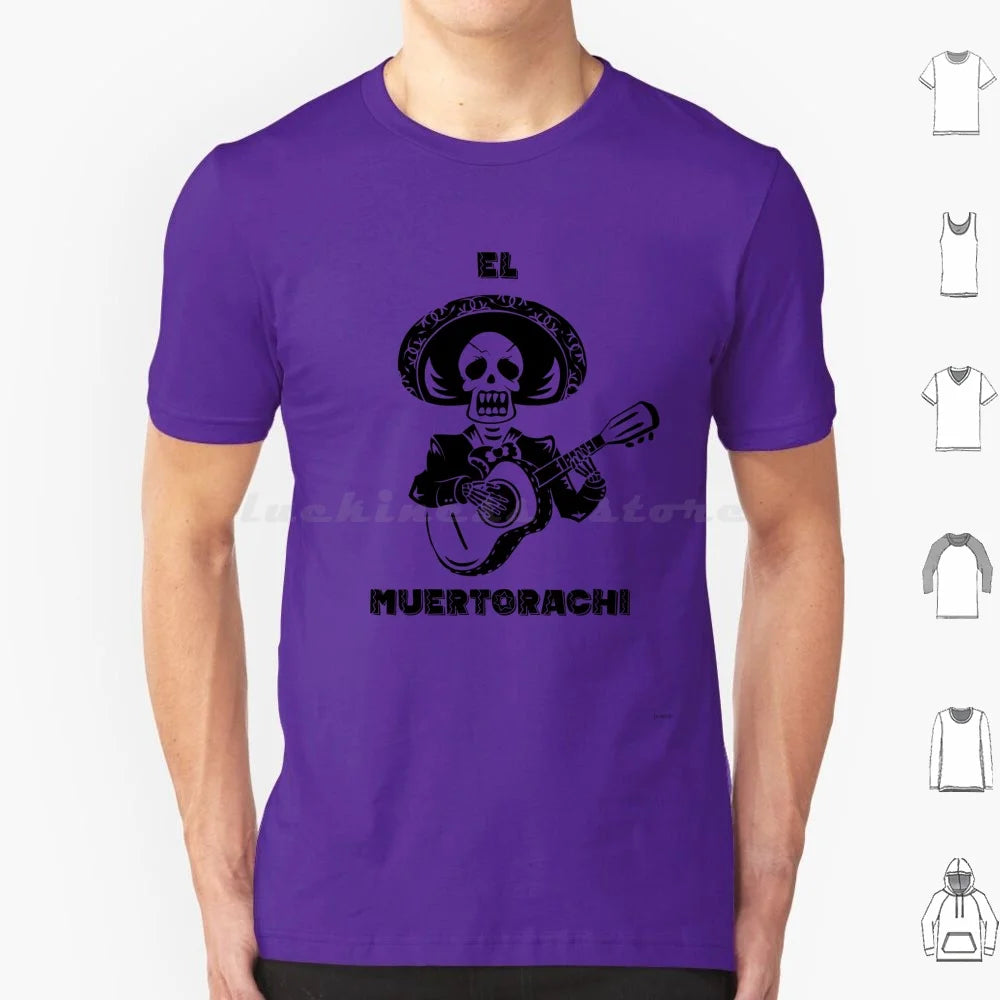 El Muertorachi T Shirt Men Women Kids 6xl El Mariachi Mexico Mexican Guitar Guitar Player Death Dead Day Of The Dead Skull - Premium T-Shirt from DS - Just $22.99! Shop now at Lizard Vigilante