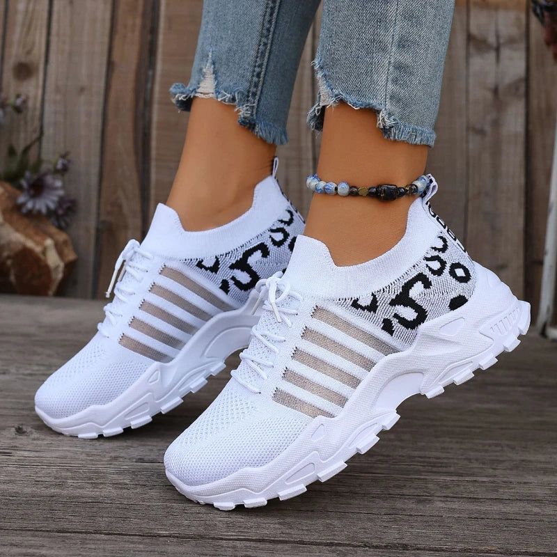 Summer Women Casual Shoes High-quality Breathable Sports Shoes Thick Soled Ankle Boots Zapatillas De Mujer 2025 New White Shoes