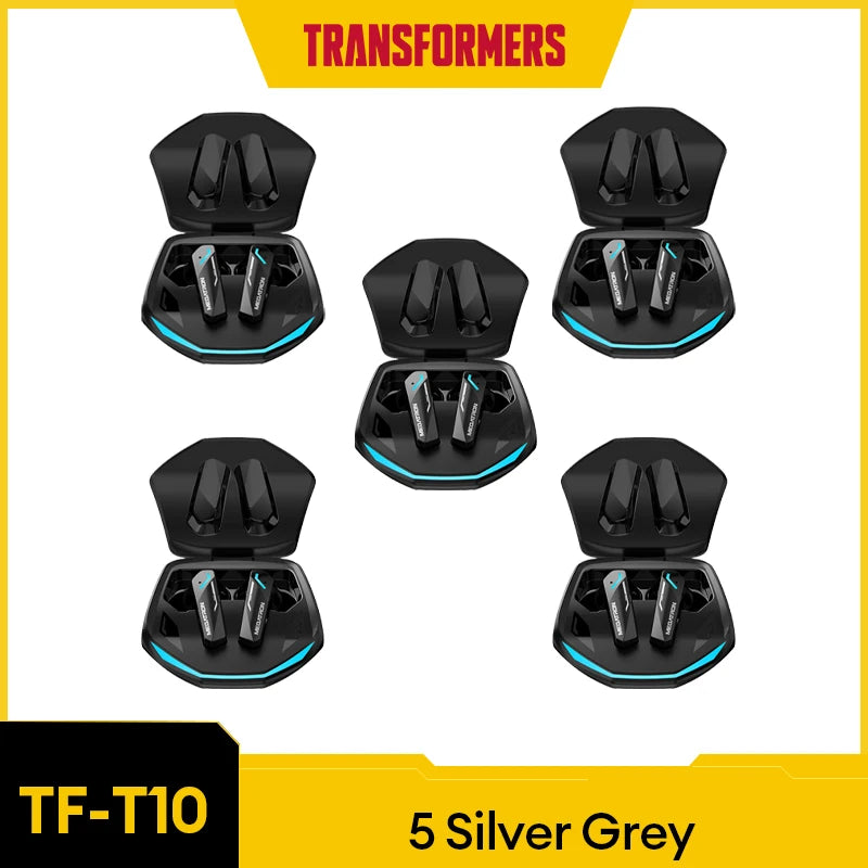 TRANSFORMERS TF-T10 Bluetooth 5.4 Earphones - Bulk Wholesale Wireless Low Latency Gaming Earbuds with Mic - Premium earphones from Lizard Vigilante - Just $20.99! Shop now at Lizard Vigilante