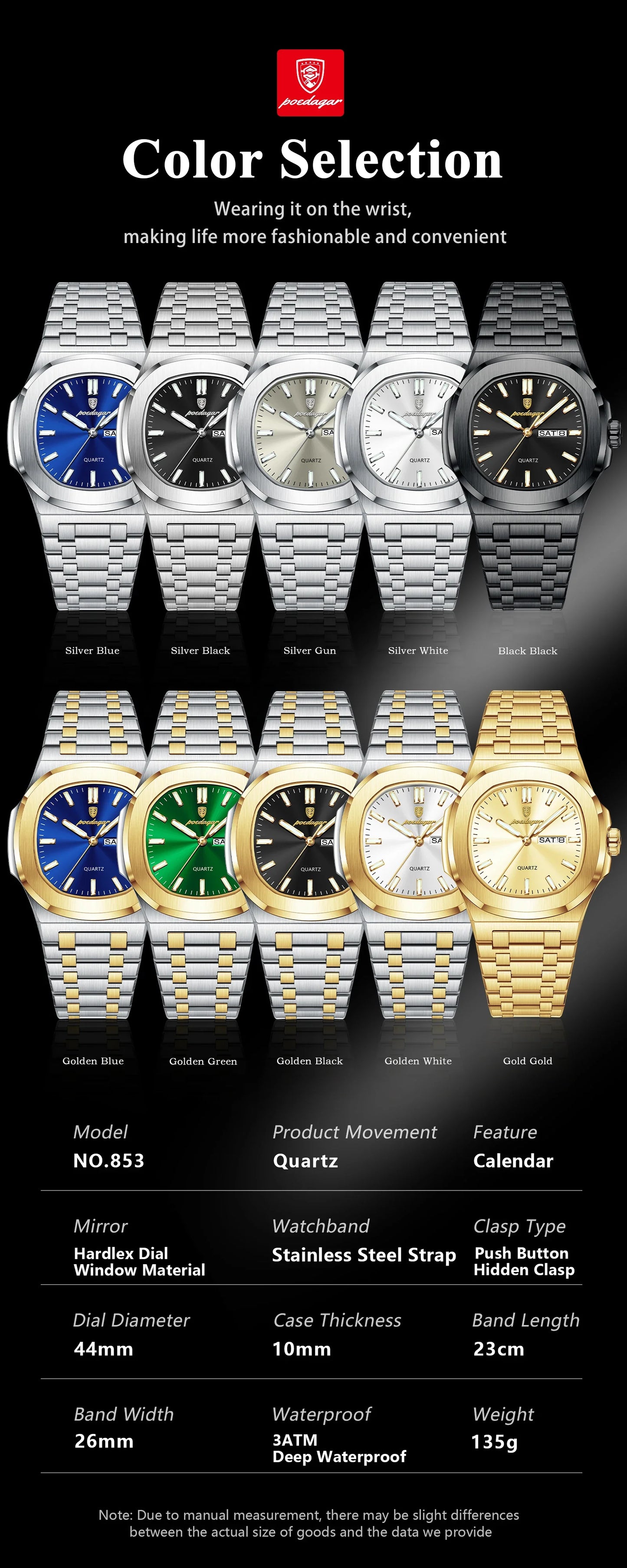 Men’s Luxury Square Watch