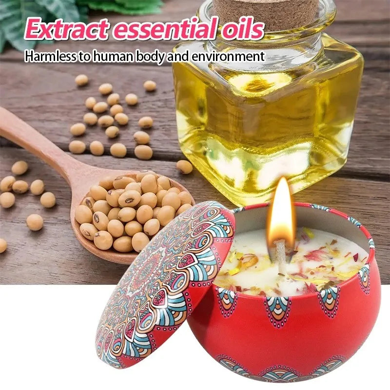 Scented Candle Handmade Natural Soy Aromatherapy Fragrance Birthday/New Year/Teacher Day/Christmas/Party Mother's Day Gift