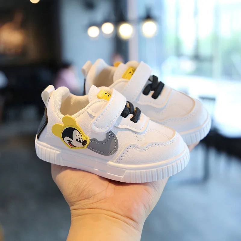 Disney Mickey Mouse Casual Shoes for Baby Boys and Girls – Breathable Toddler Sneakers - Premium shoes from Lizard Vigilante - Just $23.88! Shop now at Lizard Vigilante