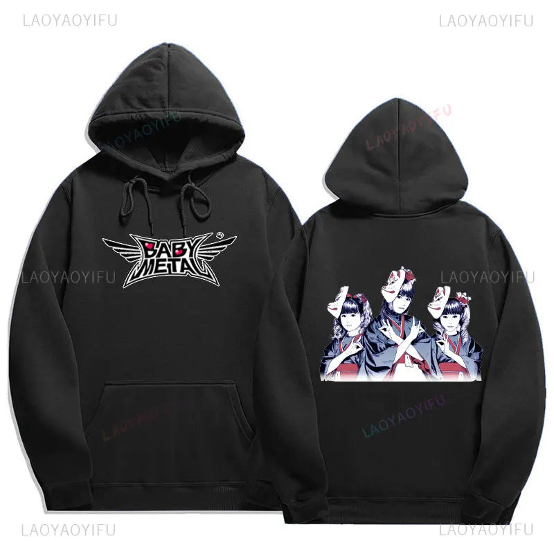 Babymetal Metal Galaxy Death Metal Band Sweatshirt - Unisex Hoodies for Autumn & Winter - Premium Long-sleeve hoodie from Lizard Vigilante - Just $43.88! Shop now at Lizard Vigilante