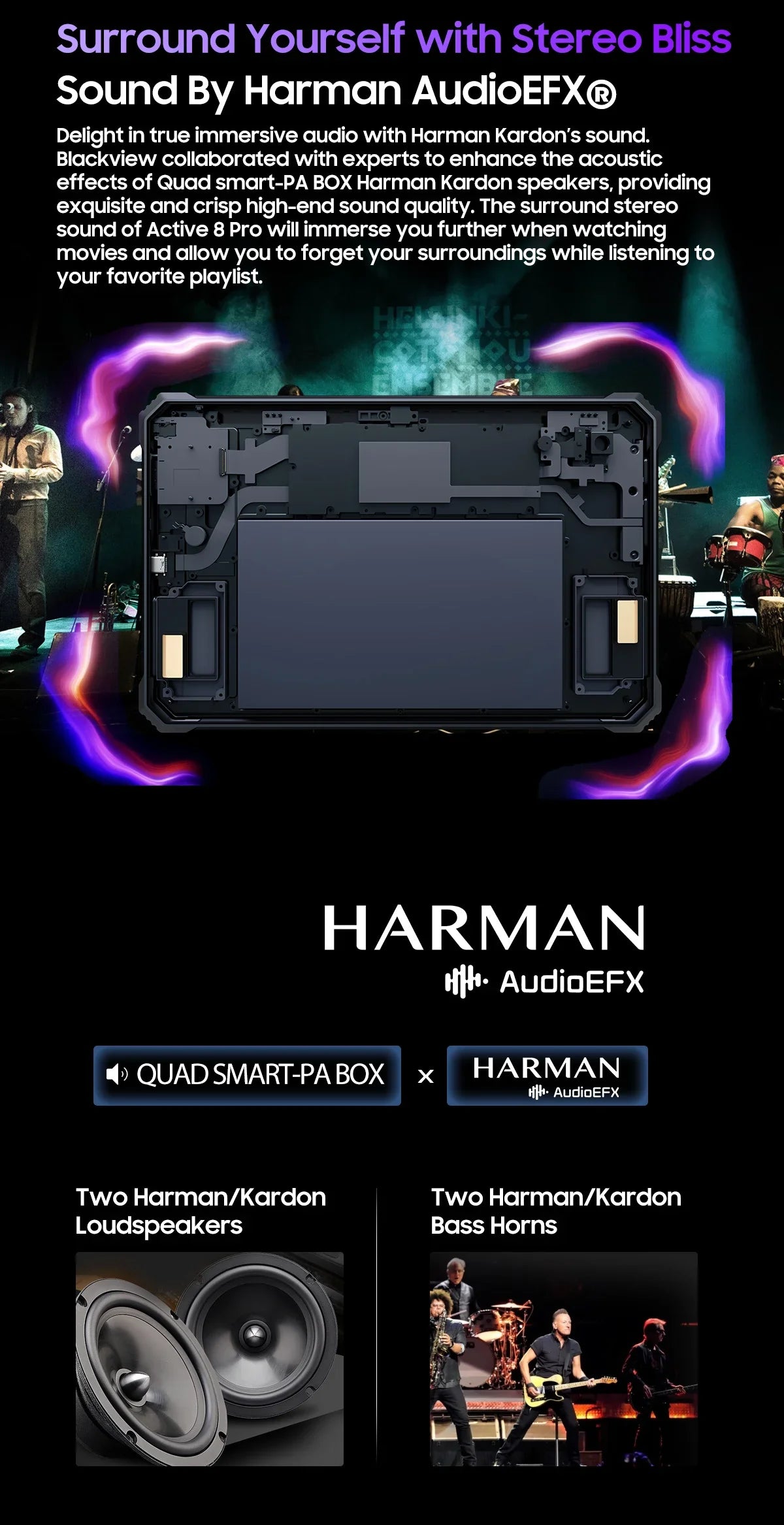 Blackview Active 8 Pro 16GB 256GB Tablet PC 22000mAh Battery Android 13 10.36" inch 2.4K Display 16MP+ 48MP Camera Rugged Tablet