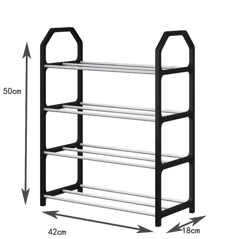 Simple Shoe Rack | Space-Saving Shoe Organizer - Premium foot from Lizard Vigilante - Just $38.88! Shop now at Lizard Vigilante