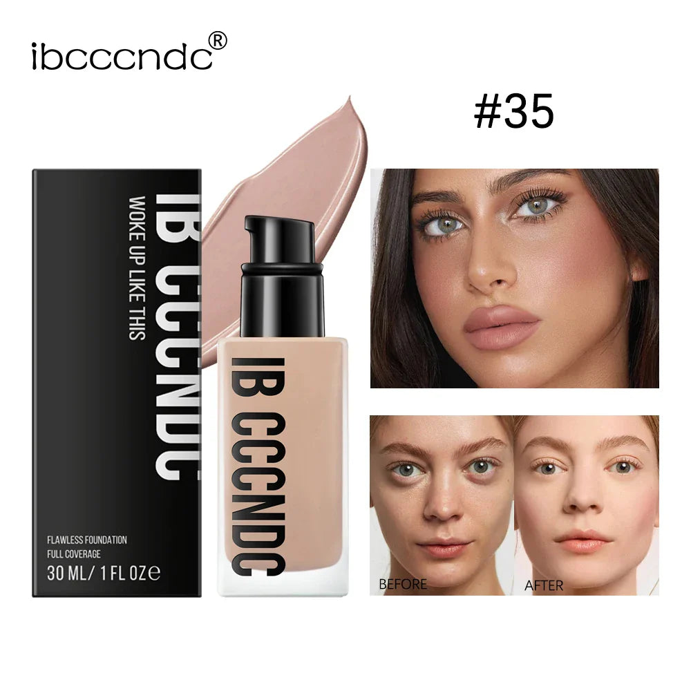 High Coverage Foundation Foundation Face Cream Cosmetic Foundations Makeup Waterproof Mist Korean Makeup Base Make Up Cc Bb Full