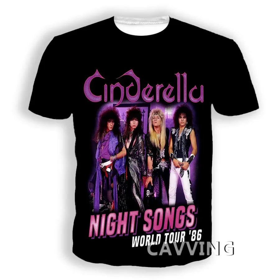 Cinderella Rock 3D Print Tee – Fierce Harajuku Vibes for Rebels & Royalty, Men’s & Women’s Summer Casual Streetwear - Premium tee from dsers - Just $10.99! Shop now at Lizard Vigilante