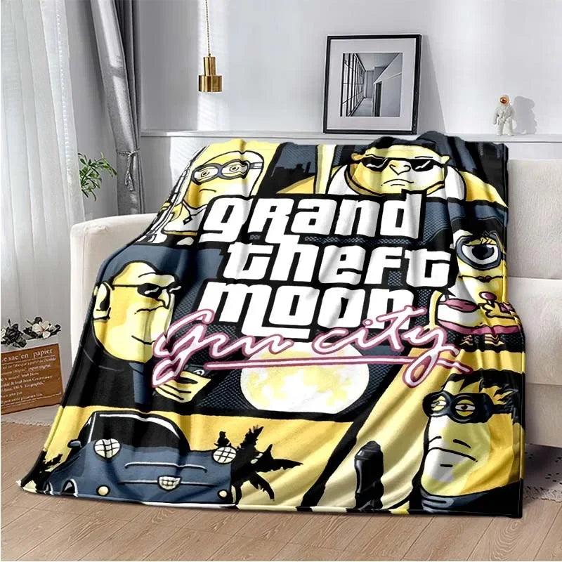 GTA 5 Grand Theft Auto Blanket, Lightweight Warm Insulation Sofa Bed Office Car Knee Pads Blankets - Premium blanket from Lizard Vigilante - Just $20.99! Shop now at Lizard Vigilante