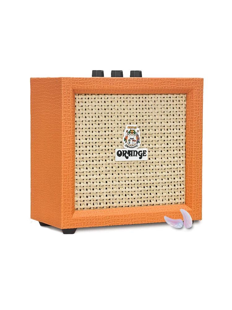 Orange Guitar Amplifier Crush Mini 3W Portable Adjustable Gain/Tone 'Silent' Practice or Recording - Lizard Vigilante