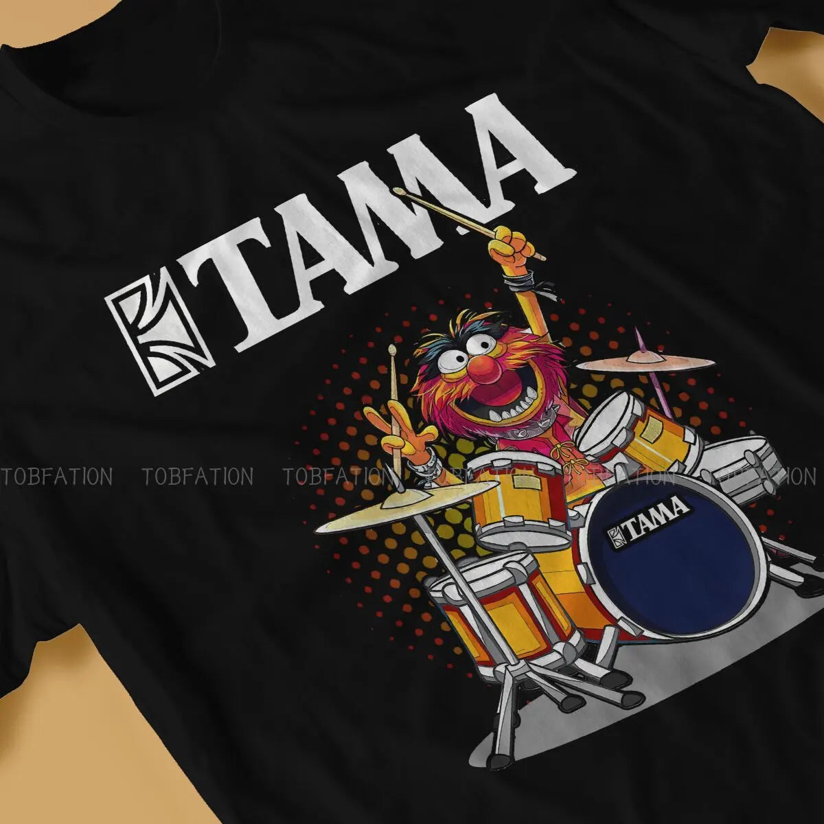 ANIMAL Drummer TAMA Drums Soft Casual T Shirt High Quality Muppet Puppet Tee - Premium T-Shirt from Lizard Vigilante - Just $20.99! Shop now at Lizard Vigilante