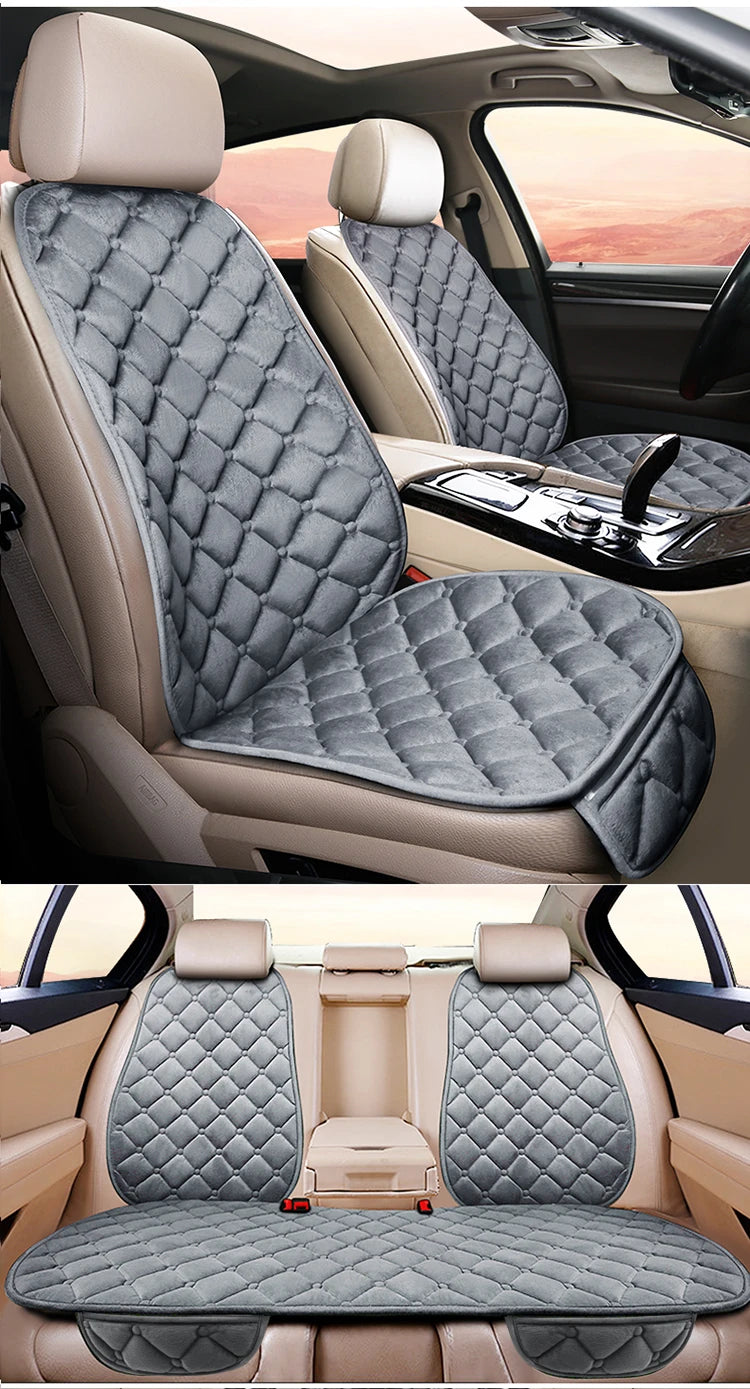 Premium Artificial Fur Car Seat Covers for Renault Kadjar F3 X45 - Front & Rear Velvet Cushions - Premium seat covers from Lizard Vigilante - Just $14.99! Shop now at Lizard Vigilante