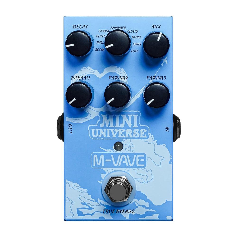 M-vave Mini Universe Digital Reverb Pedal 9 Reverb Effects Room/Shimmer/Lofi/Spring Reveb Effect Pedals Guitar Pedal - Lizard Vigilante