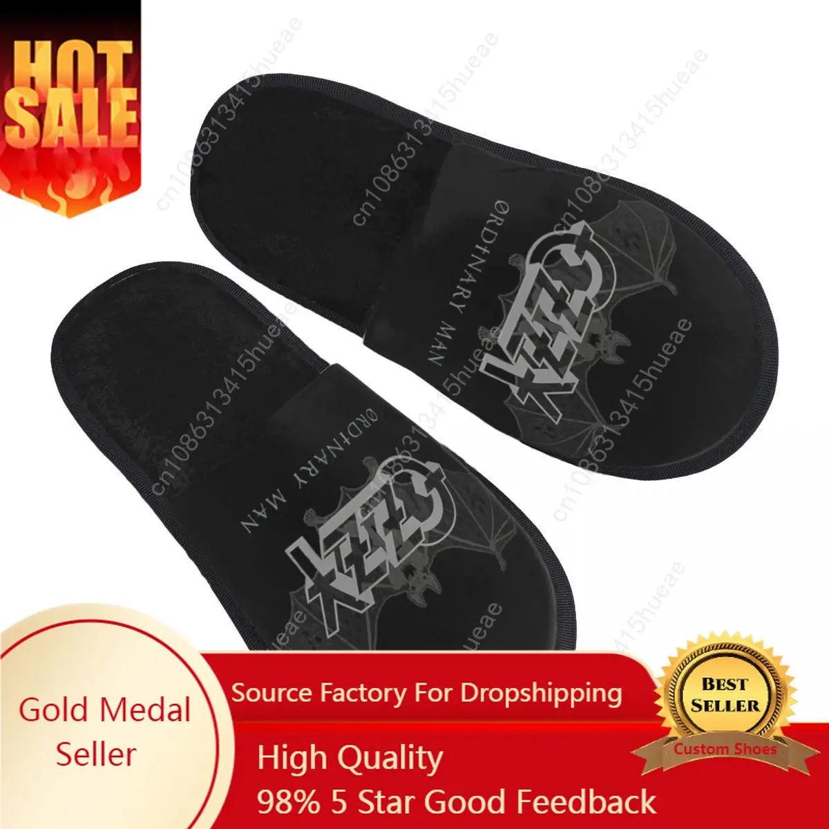 Calling all Ozzyheads! Cozy Ozzy Osbourne Faux Fur Slippers - Premium  from Lizard Vigilante - Just $22.99! Shop now at Lizard Vigilante