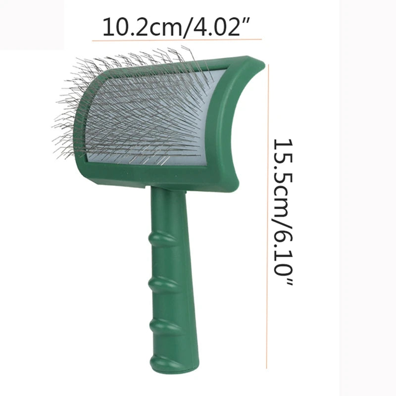 Extra Long Pin Slicker Brush for Dogs & Cats – Premium Grooming Tool for Shedding, Deshedding, and Matted Hair Removal - Premium pet brush from Lizard Vigilante - Just $15.99! Shop now at Lizard Vigilante