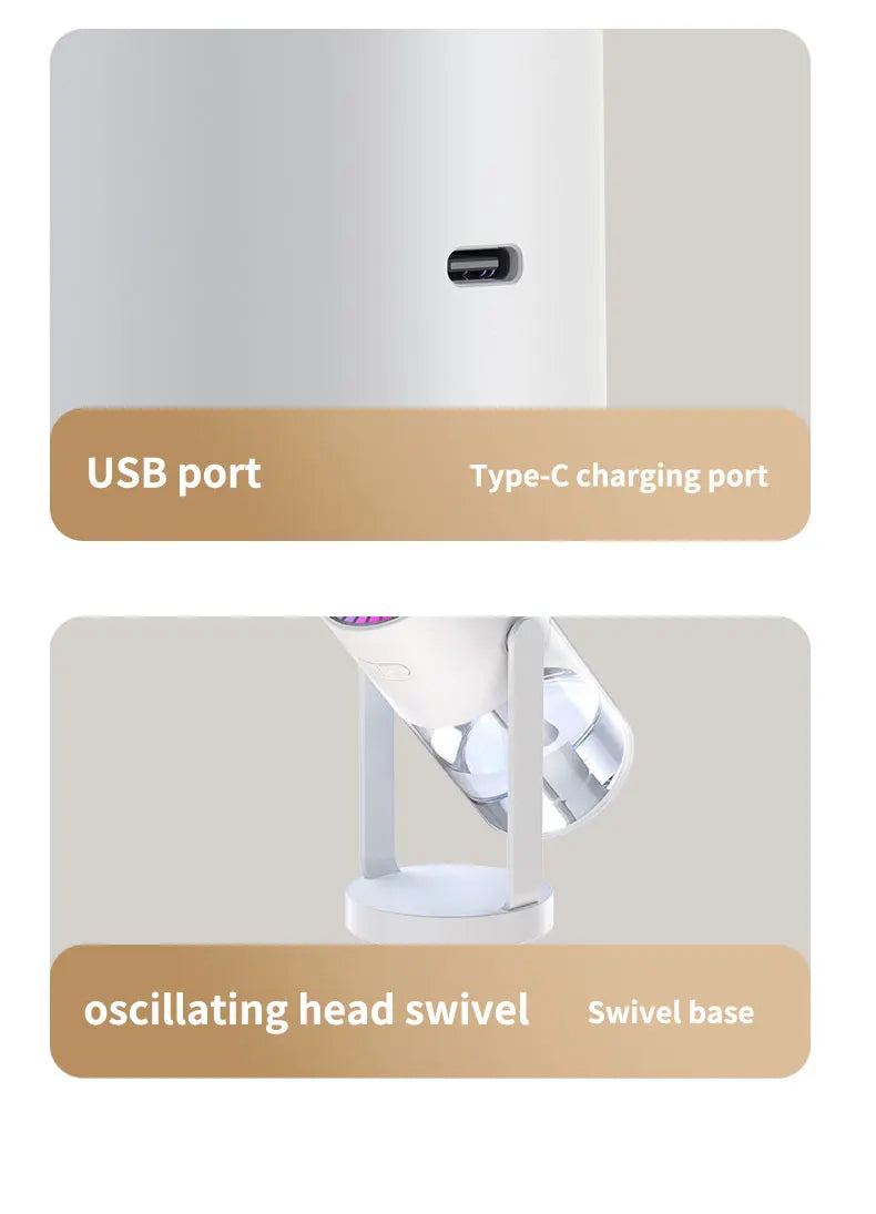 “Night Raider” Starry Sky Portable Humidifier – Ultimate USB Fog & Aromatherapy Projector for Rebels and Rockstars - Premium Humidifier from dsers - Just $34.77! Shop now at Lizard Vigilante