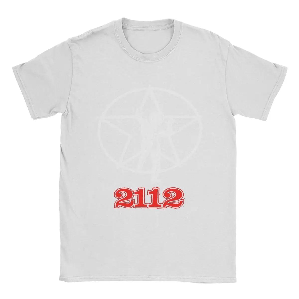 RUSH 2112 Men's Progressive Metal Rock Band T Shirt 100% Cotton Clothing Cool Short Sleeve Crew Neck Tees Summer Priests of Syrinx T-Shirts - Premium T-Shirt from Lizard Vigilante - Just $22.99! Shop now at Lizard Vigilante