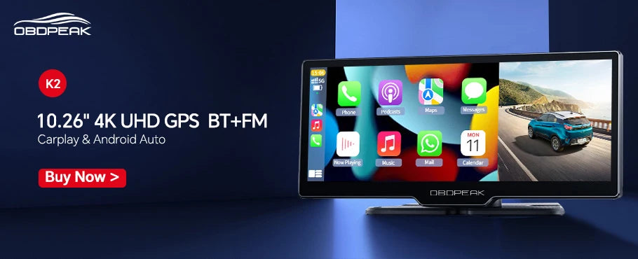 K50 4G+64G 10.26 4G Android 13 AI Screen GPS Navigation Carplay Android AUTO Dual Lens Dash Cam Rear View Mirror Video Recorder