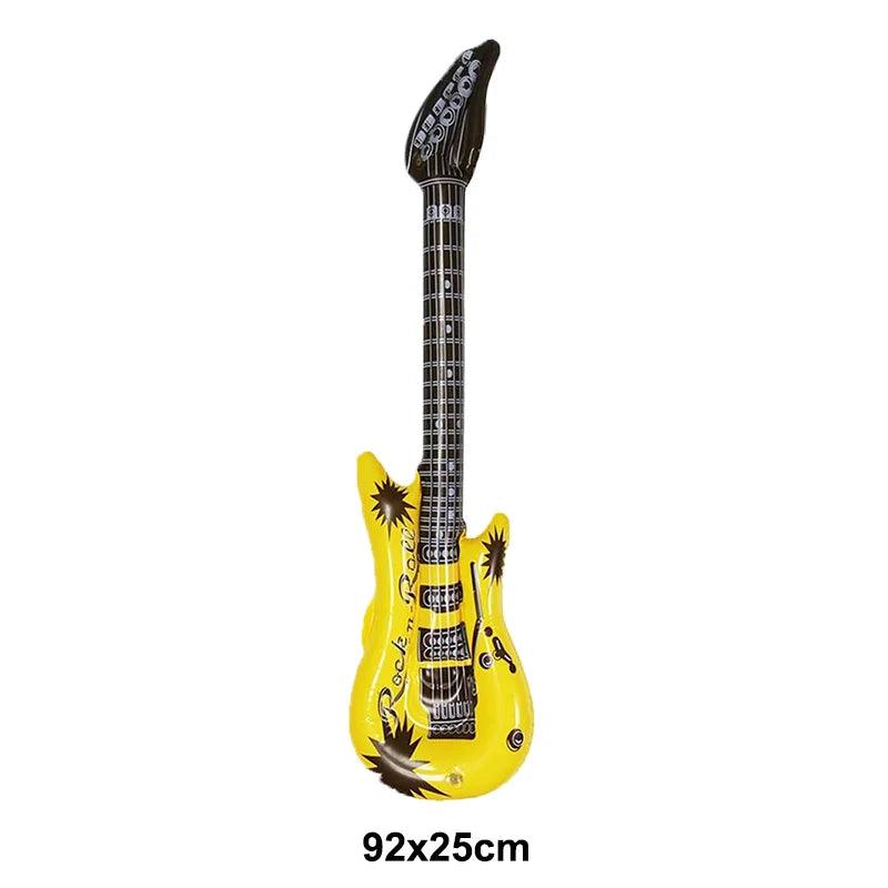 35inch Inflatable Guitar Inflatable Rock 'N Roll Electric Guitar for 80s 90s Themed Party Adults Kids Music Birthday Party - Premium balloon from Lizard Vigilante - Just $8.98! Shop now at Lizard Vigilante