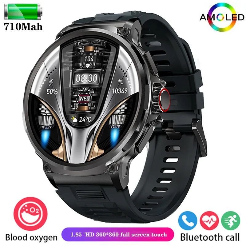 Smart Watch for Men | 1.85-Inch Ultra HD AMOLED Display | GPS Tracker & Fitness Monitor | Bluetooth Calling | 2024 New Model - Premium smartwatch from Lizard Vigilante - Just $64.99! Shop now at Lizard Vigilante