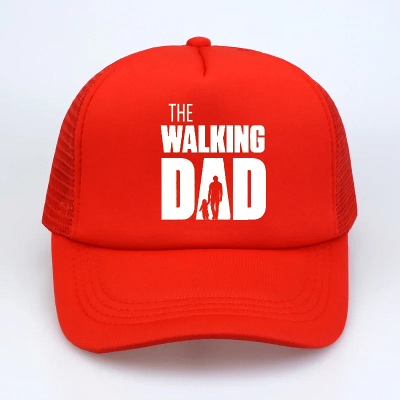 The Walking Dad Funny Fathers Day Trucker Hat Adjustable Summer Baseball Cap