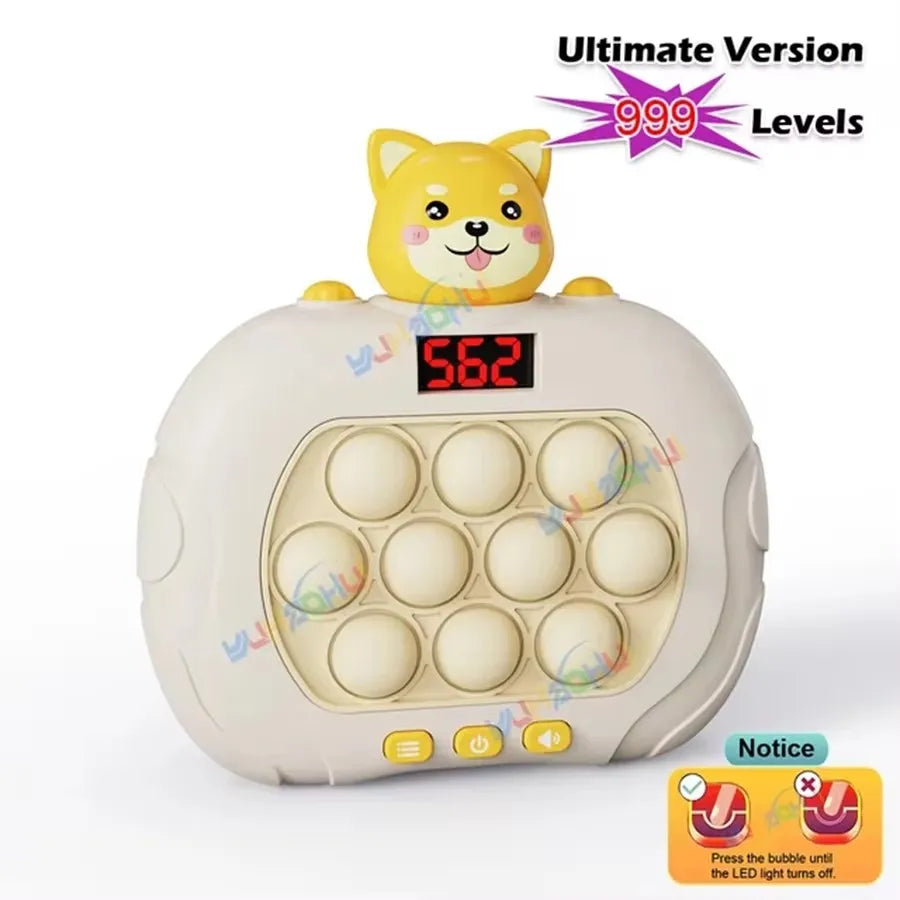 999 Levels Electronic Pop Light Quick Push Game Console - Premium game from Lizard Vigilante - Just $19.88! Shop now at Lizard Vigilante