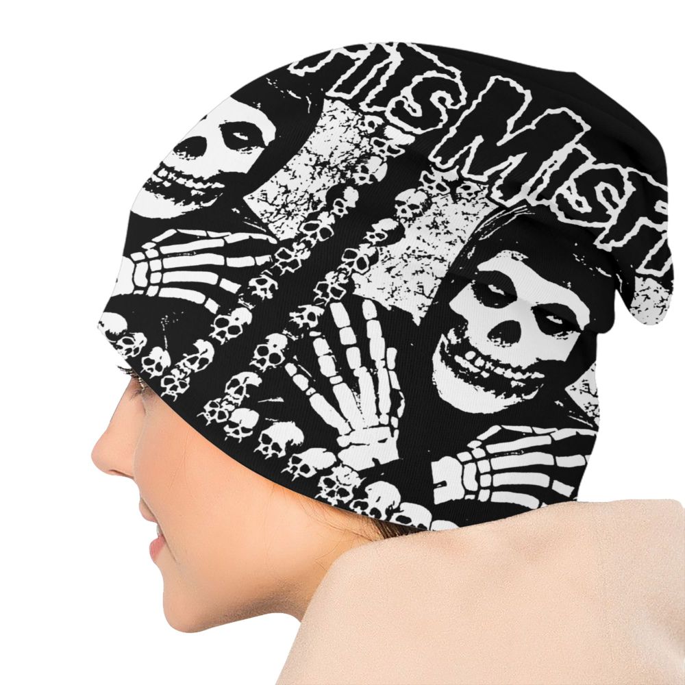 Misfits Horror Punk Rock Knit Beanie – Unisex Winter Skull Cap for Men & Women - Premium beanie from dsers - Just $19.99! Shop now at Lizard Vigilante