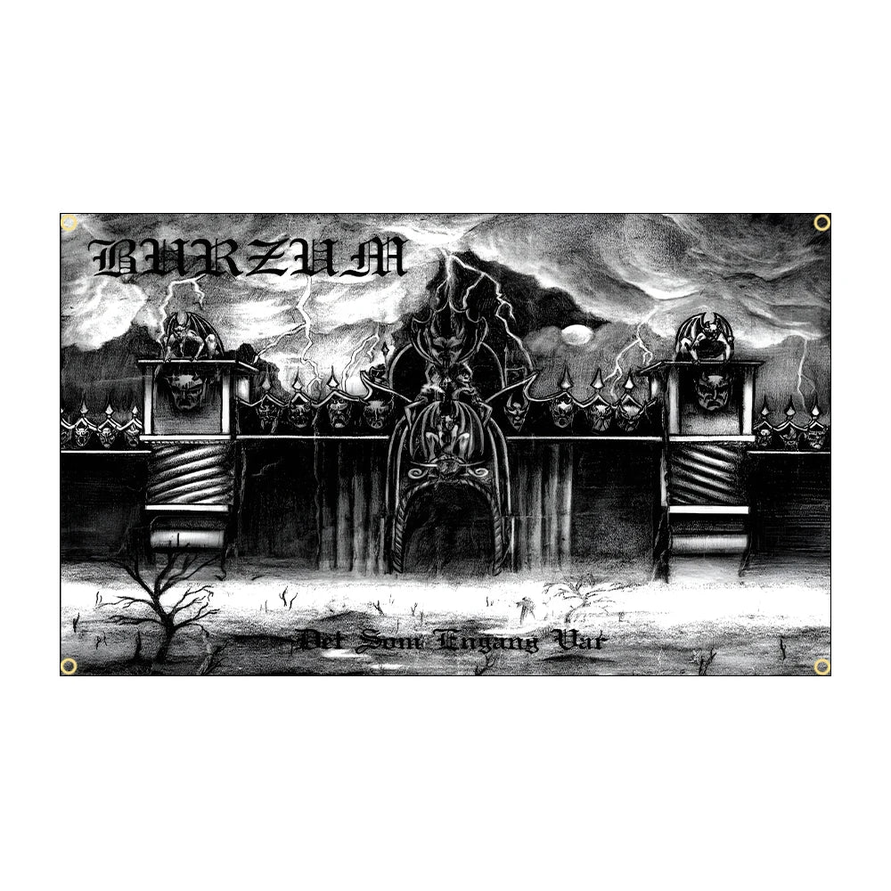 Burzum Black Metal Flag – 3x5 Ft Heavy Metal Polyester Band Banner for Wall Decor and Tapestry - Premium flag from Lizard Vigilante - Just $19.99! Shop now at Lizard Vigilante