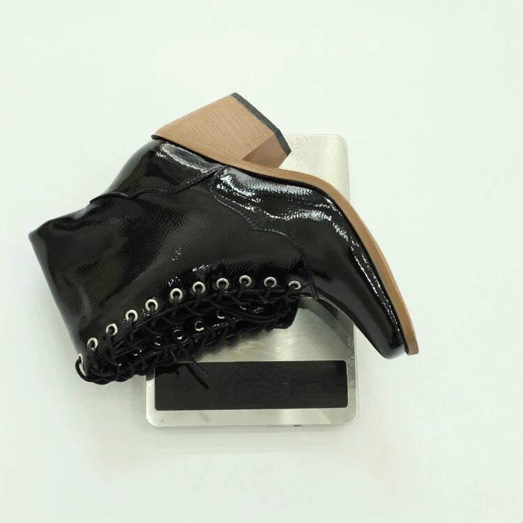 Shadow Standoff Punk Chelsea Knee Boots