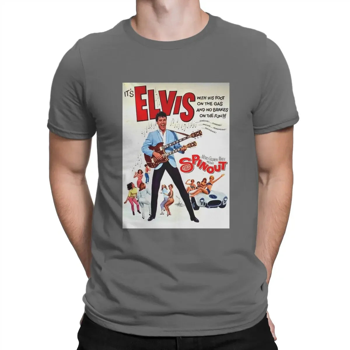 Elvis Presley T Shirt Harajuku Sweatshirts Hipster Singer Man TShirt Men Tee Shirt Clothing - Lizard Vigilante