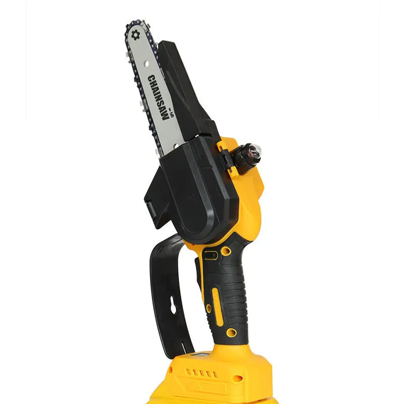 Chainsaw Havoc 6-Inch Brushless Beast — DeWALT 18V Compatible Power Cutter with Safety Gear, Dual Chains & Carry Case