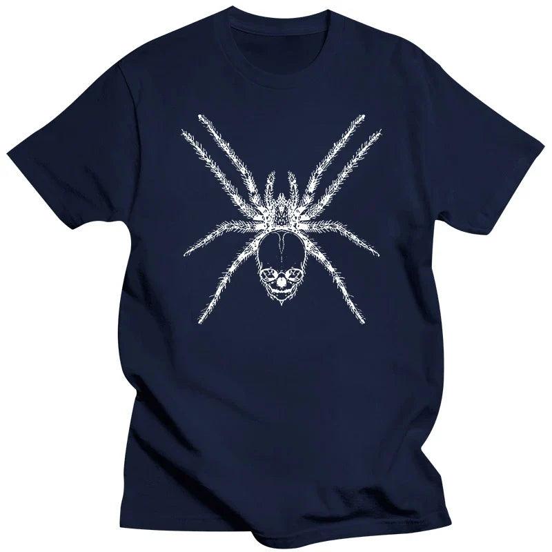 T Shirt for Men Spider Skull Print Men's Casual Fashion Classic Tops Tee Shirt Men - Lizard Vigilante