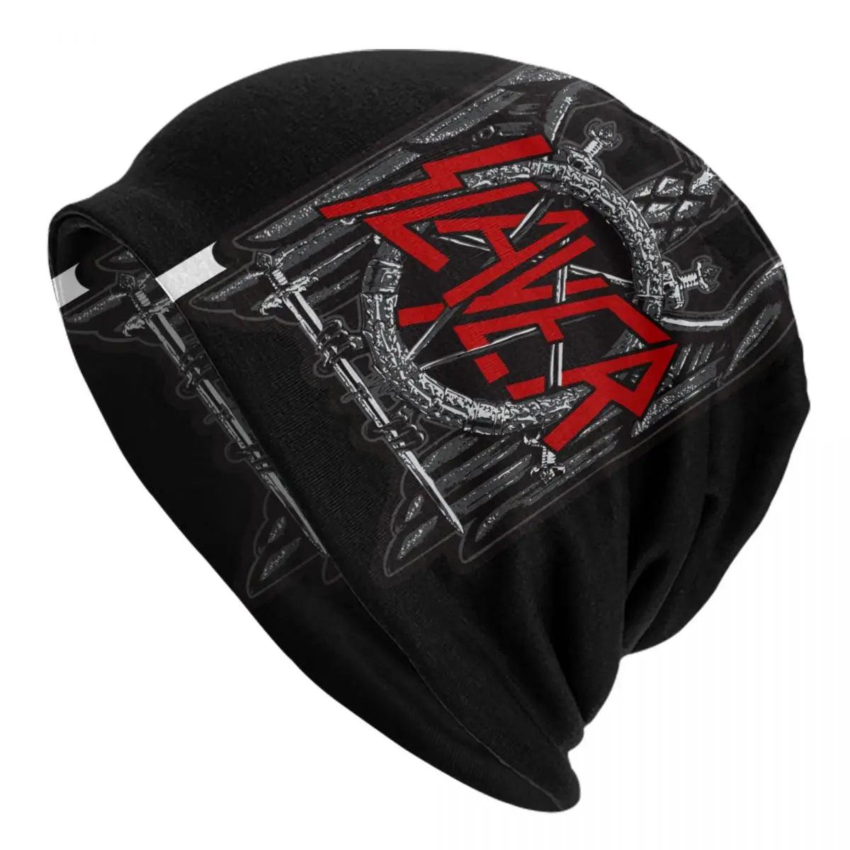 Winter Slayers Logo Street Beanies Warm Knitting Hat Women Men Caps Adult Heavy Metal Band Beanie Hats Outdoor Ski Cap - Lizard Vigilante