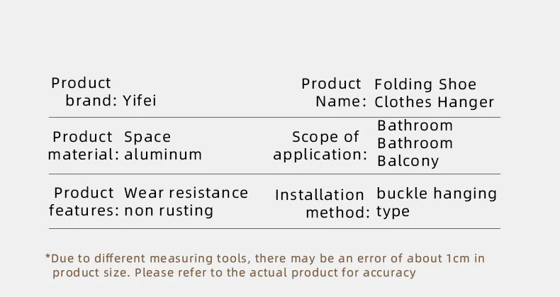 Household Shoes Drying Rack Balcony Foldable Shoe Hanger Clothing Hook Sneaker Rack Home Storage Lundary Tools