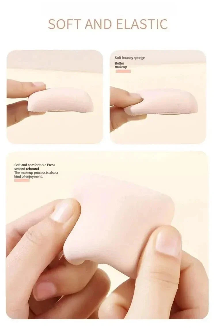 Dry Wet Usable Makeup Cosmetic Puff Sponge Cushion Puff for Foundation Powder Soft and Cute